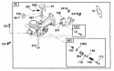 Carburetor Assy Diagram and Parts List for 090112-0002-99  Briggs and Stratton Engine